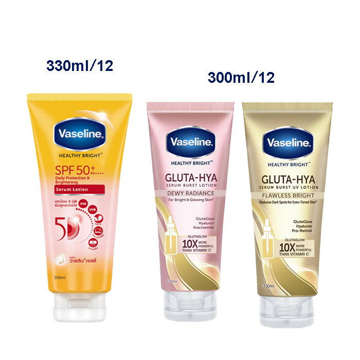 Top quality Vaseline body lotion and sun cream protection for glowing skin