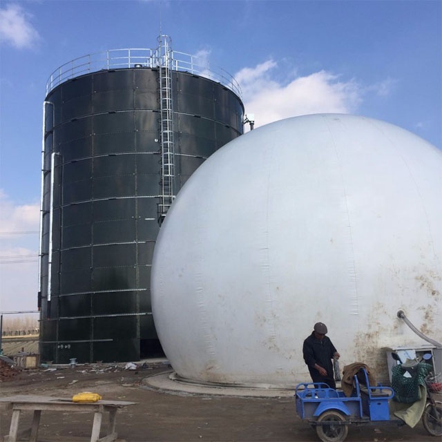 Система биогазовой установки для молочной фермы для генерирования энергии