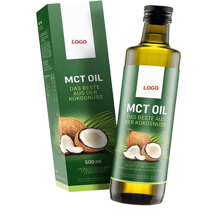 Private label organic food grade c8 mct virgin coconut oil for health