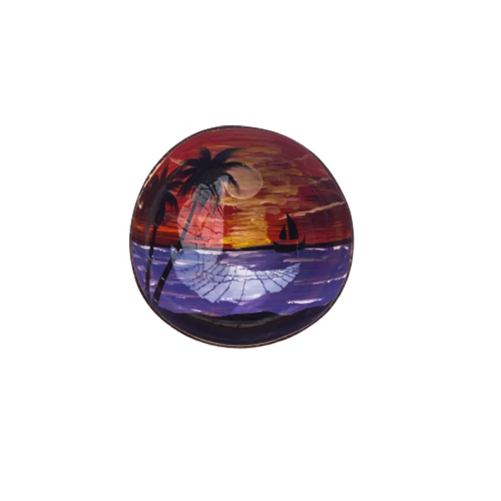 New Arrival Lacquered Coconut Bowl For Home Decorate And Souvenirs