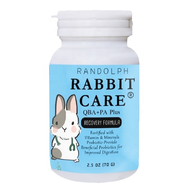 Randolph Rabbit Care QBA+ PA Plus Therapy & Recovery Formula Rabbit Treat & Bunny Food, Small Animal Pet Product from Thailand
