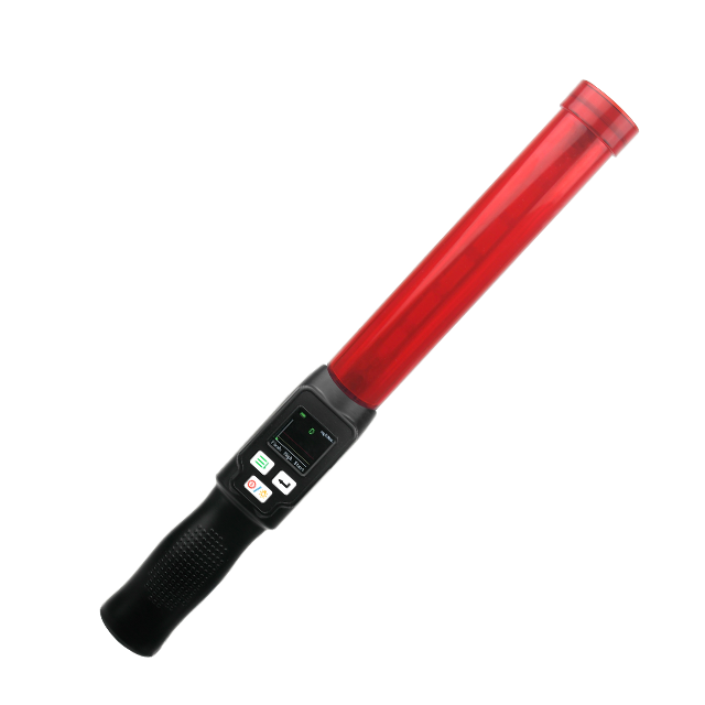 Rechargeable handheld alcohol tester traffic baton quick screening led flashlight