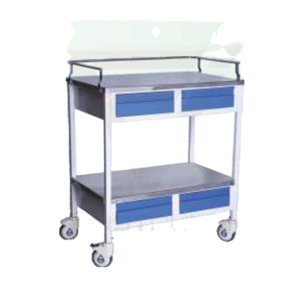 High quality stainless steel trolley hospital