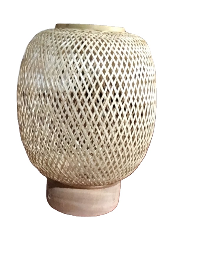 Best price Vietnam wicker rattan hang light bamboo pendant lamp for home indoor