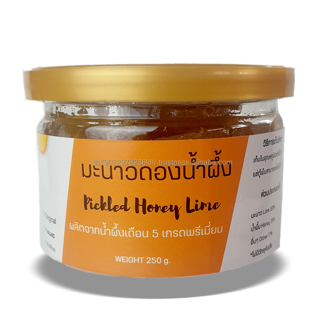 Оригинальный вкус маринованный Лайм 250 г. Премиум маринованный Лайм из Таиланда медовый лимон медовый Лайм