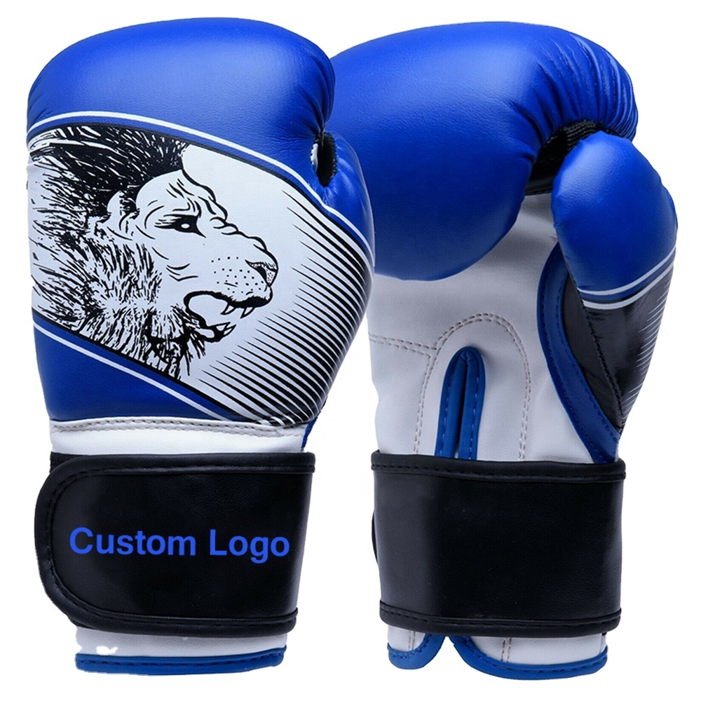 Custom Made PU Leather , Injection Foam Padding Digital Printing MMA Sparring Training Boxing Gloves , Professional Boxing Glov
