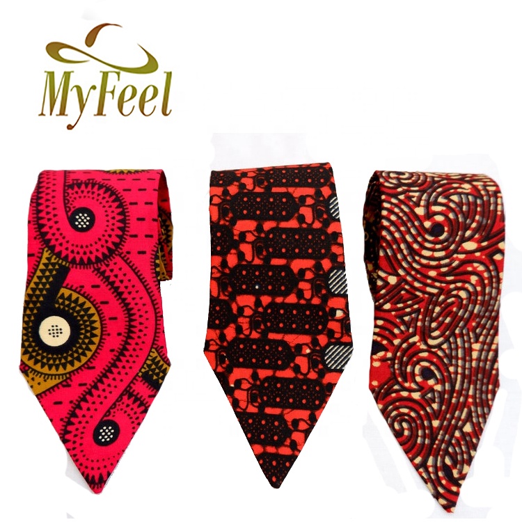 Custom African print necktie Gift for men necktie Ankara men's necktie