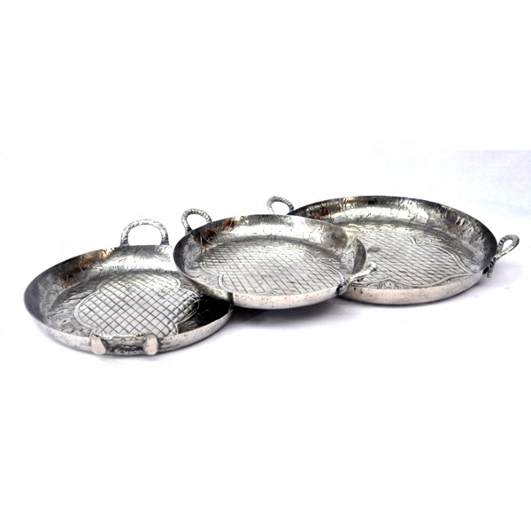 Metal Decorative Serving Plate