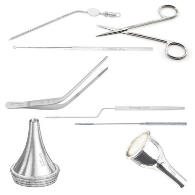 Myringotomy Instrument Set of 28 Pcs for Ear Surgery, Myringotomy Surgery Set Ear Instruments By Rostro international Pakistan