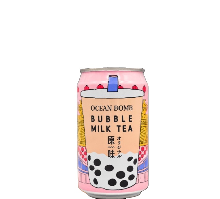 Ocean Bomb Original Bubble Milk Tea Drink can drink easy to take soft drink Black Sugar