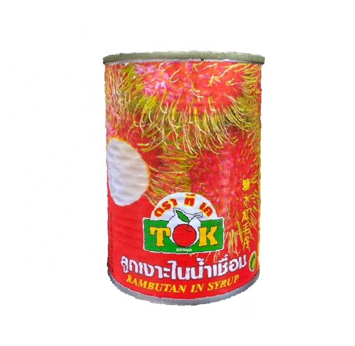 Консервированный Rambutan в сиропе, сладко-кислый свежий фруктовый продукт из Таиланда, лучший фруктовый сок в консервах