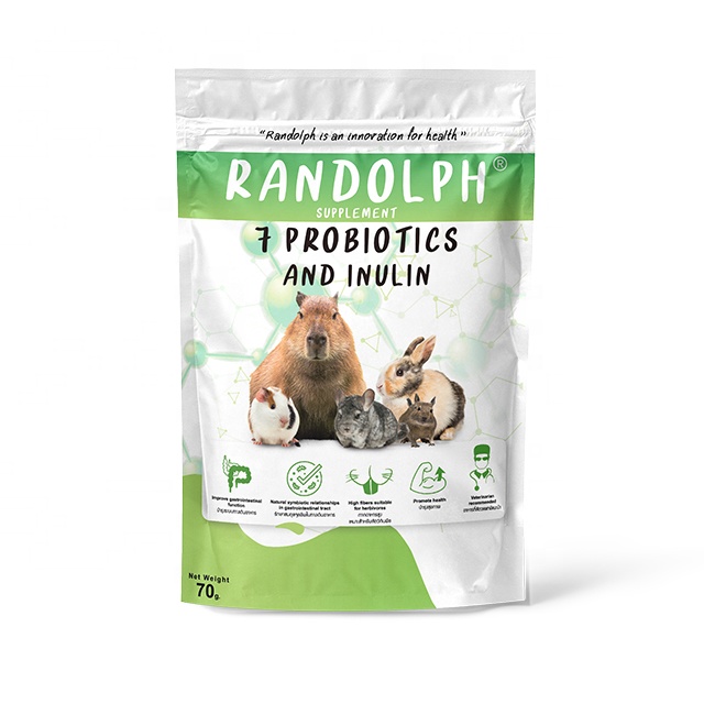 Randolph Treats for Herbivores Help to Promote Microorganisms in Gastrointestinal Deverlop by Veterinarian from Thailand