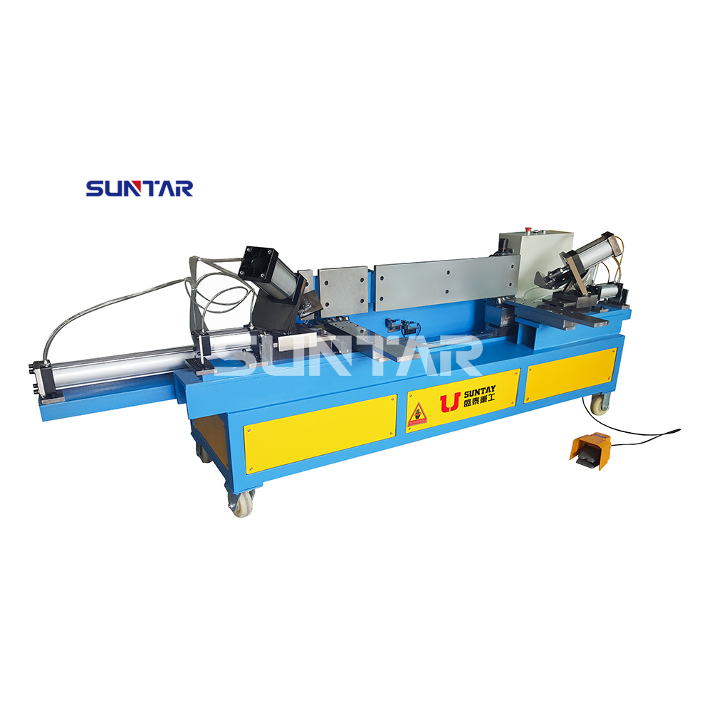 Air duct seam close machine pneumatic zipper lock seaming machine