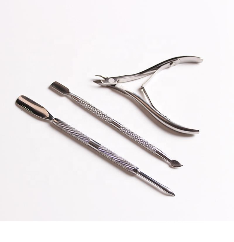 New Nail Cuticle Nippers Cutters Clippers Pusher Remover Contains Trimmer Nail Care Manicure Tools Professional Nail Art