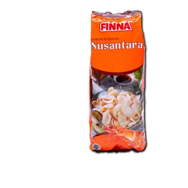 Finna Shrimp Crackers crispy cracker products 30 packs x 380 gr with shrimp seafood from Indonesia raw crackers