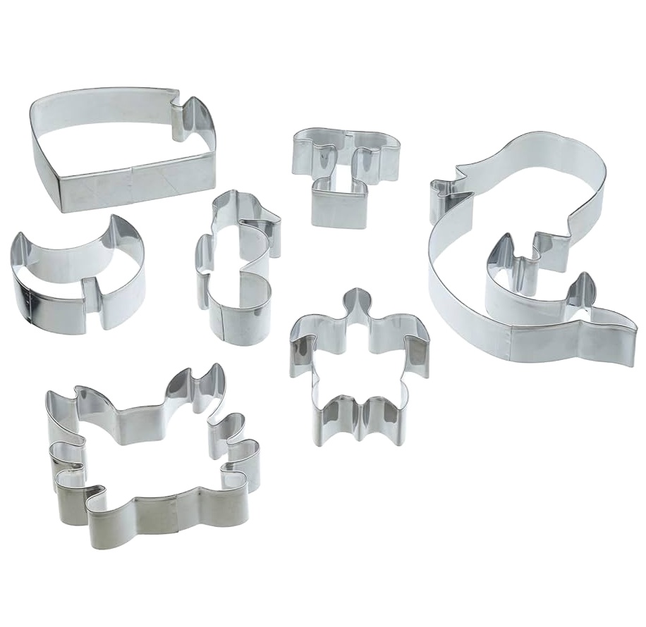 Food Grade Baking Tools crab /moon wheel different Hat Star Shape Cookies Molds Stainless Steel Cookie Cutter Set