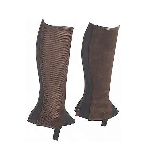 Half Chaps\HIGH QUALITY LEATHER HORSE RIDING CHAPS