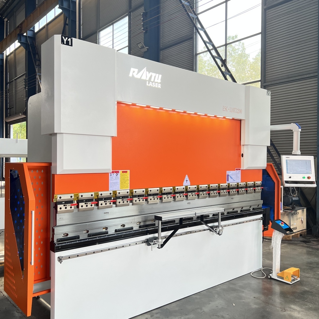 RAYTU Laser Manufacturing Automatic Product Hydraulic Brake Press For Iron Plate Stainless Steel Bending Machine