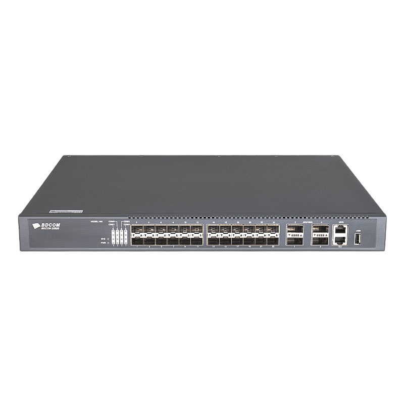 BDCOM S5828 L3 24-портовый приёмопередатчик типа SFP 10G + управляемый Ethernet-коммутатор 4-портовый 40G/100G по восходящей линии, Штабелируемый, горячая замена блока питания, предприятие Ne