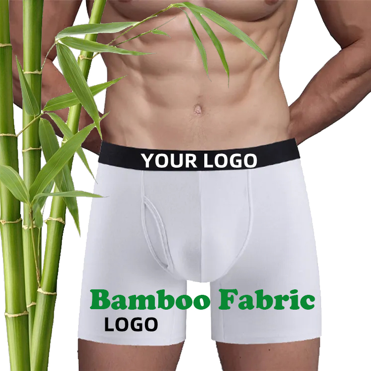 High Quality Factory Custom your own Logo Solid Men'S Boxer Underwear Nylon Modal Bamboo Cotton Mens Briefs Boxers For Men