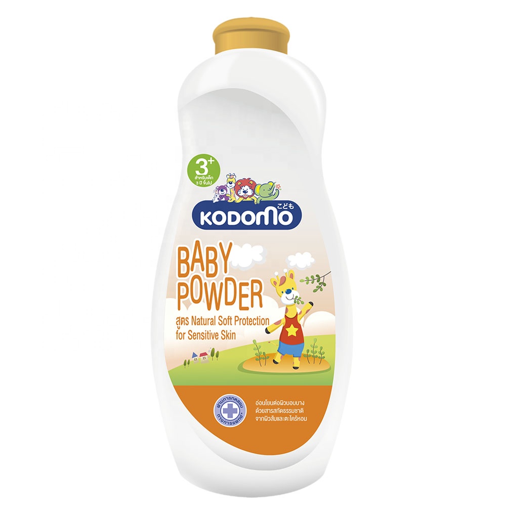 Kodomo Baby Powder Natural Soft Protection Formula for Sensitive Skin