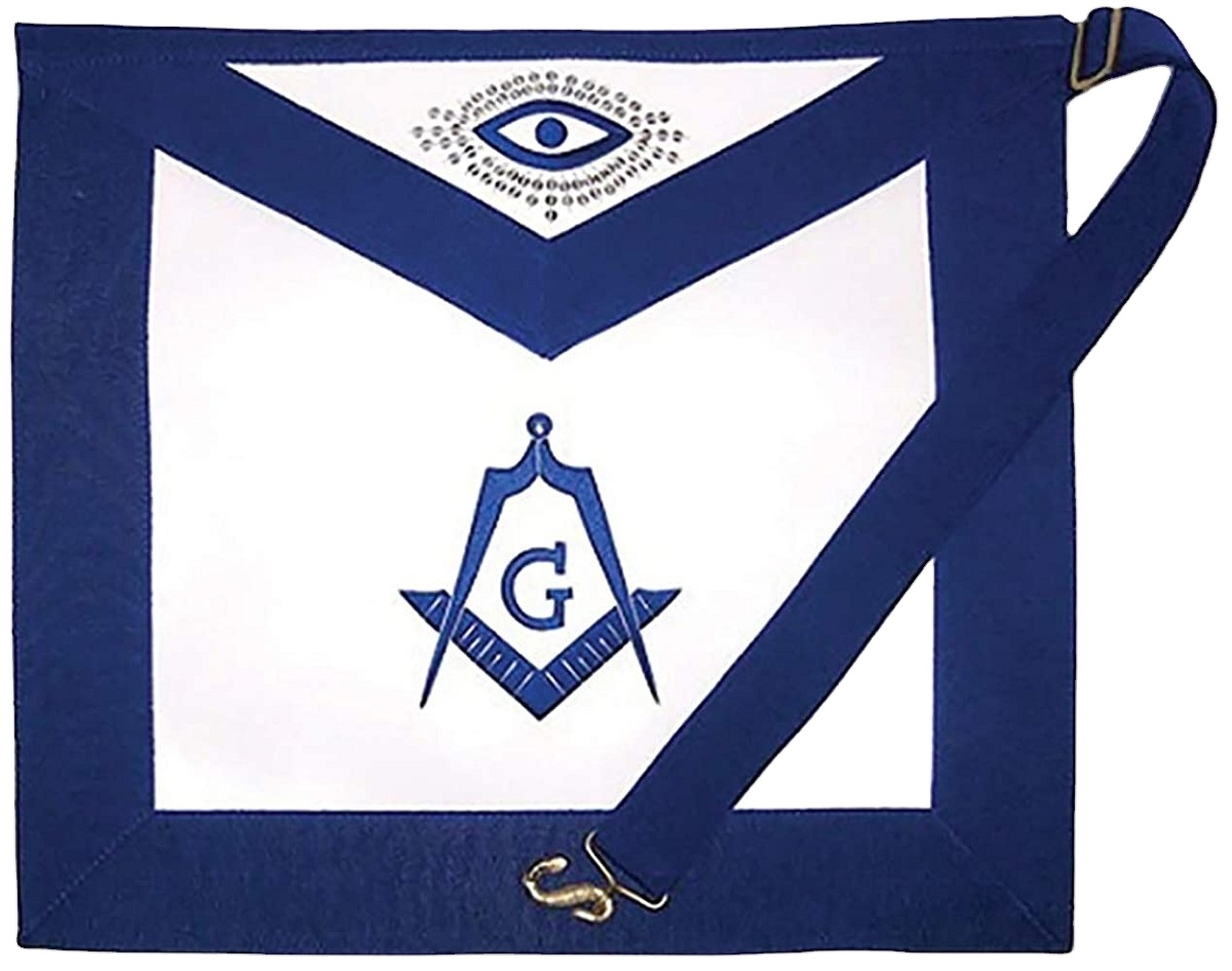 2021 New Arrival Hand Embroidery Masonic Regalia Apron Real Leather with high quality ribbon custom made excellent quality
