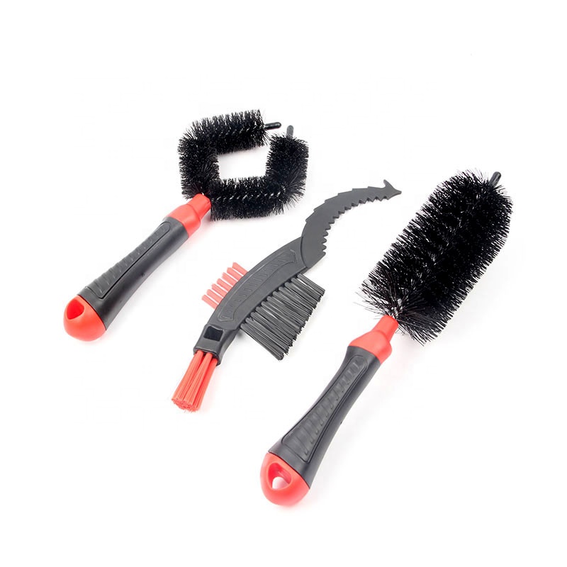 X-FREE Three in One Cleaning Brush Set Flywheel large plate hub tire wheel frame can be brushed A99-03