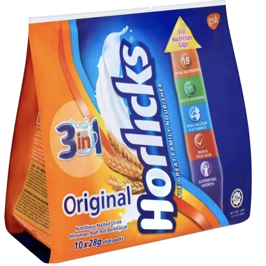 Horlicks Original 3 in 1 Convenient Malt Milk Drink Sachets
