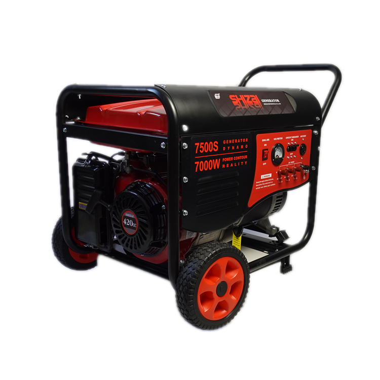 Small Portable Petrol Generator, Gasoline, Mini Electric Generator, OEM Factory Direct Price, SZ7500, 7KW