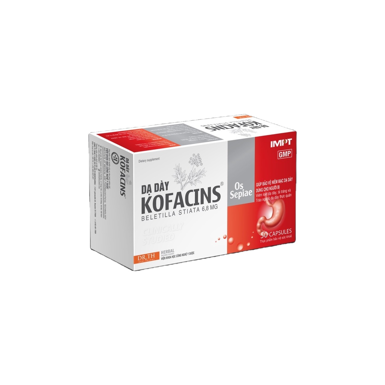 Питательные капсулы кофасин для желудка и печени, медицинский продукт от Вьетнама