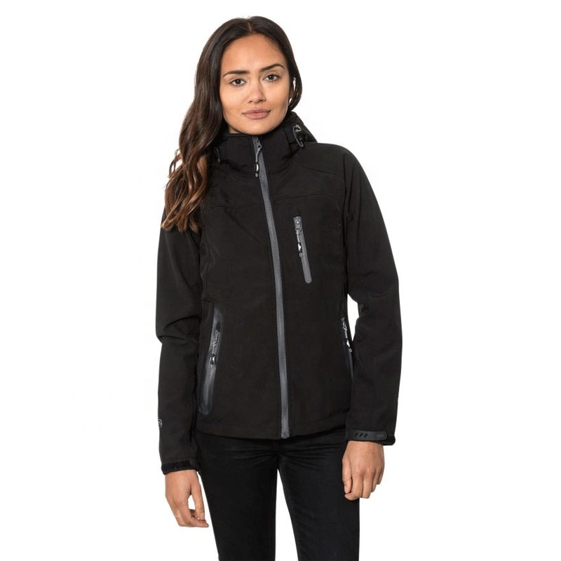 OEM ODM Custom new design canvas Womens jacket waterproof windproof jackets Soft Shell nautical jacket