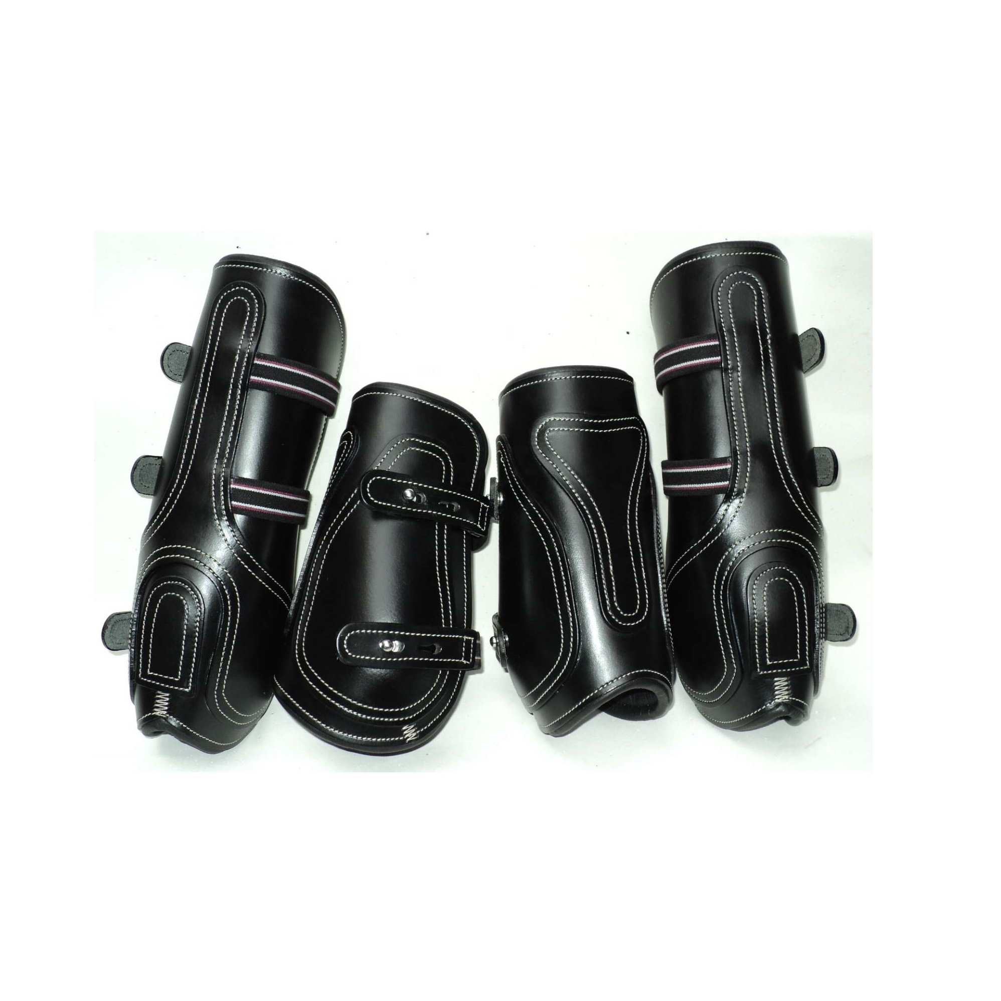 LEATHER ANKLE & TENDON HORSE BOOT SET