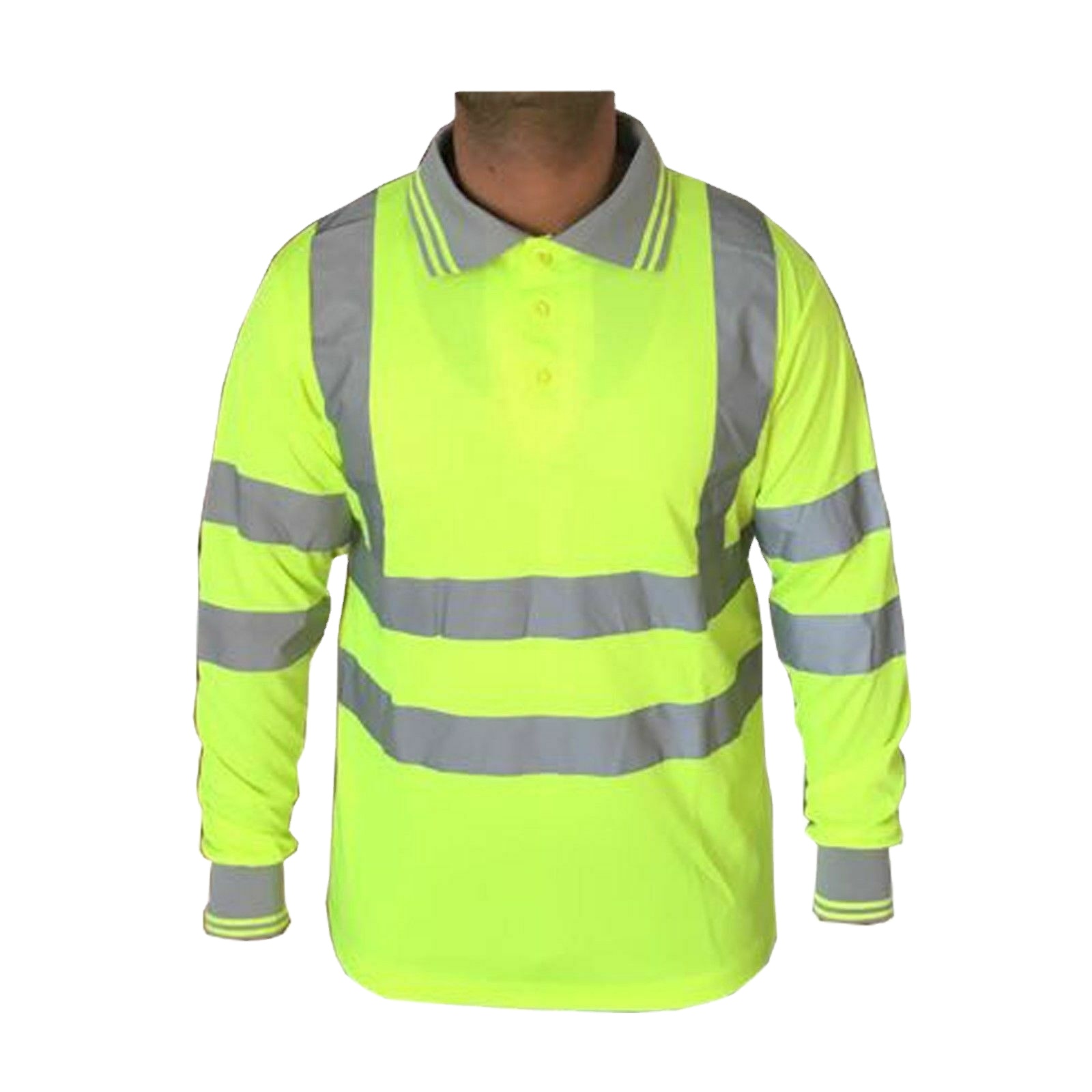 Custom Crew Neck Sweatshirt High Visibility Work Wear Sweat Shirt Jumper Reflective Tape Band Safety Security Outdoor