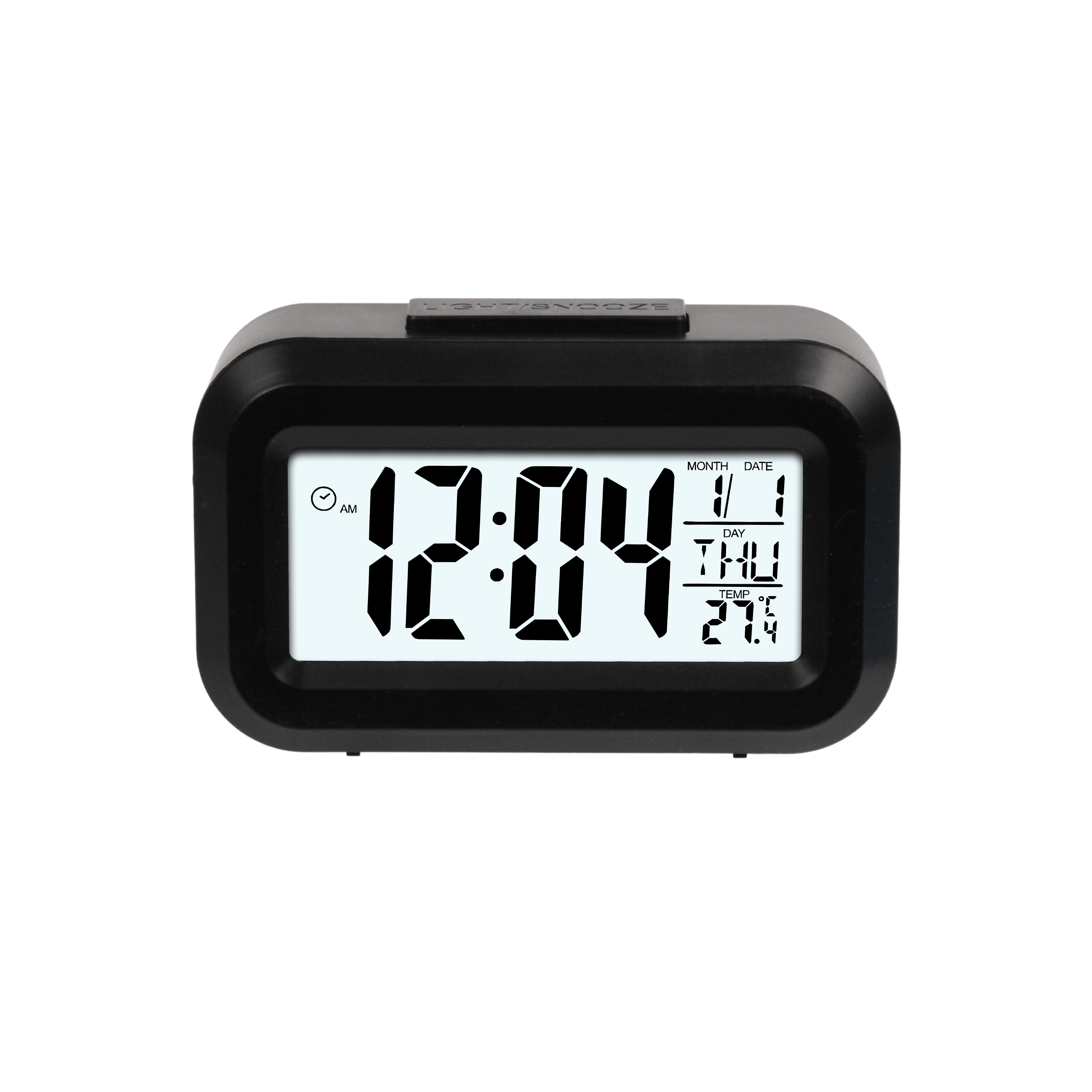 Mini Digital Alarm Clock Backlight Snooze Mute Calendar Desktop Alaways on Table Clocks Temperature Electronic LCD Clocks