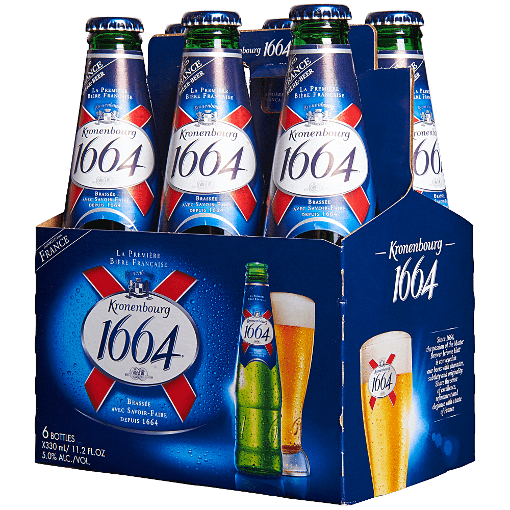 Французское пиво kronenburg 1664