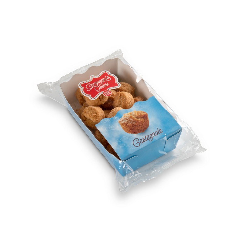 Жареная Сладкая закуска высшего качества кастагнола, CHIACCHIERE, готовый к отправке лоток 200 г, Доступно сейчас для экспорта