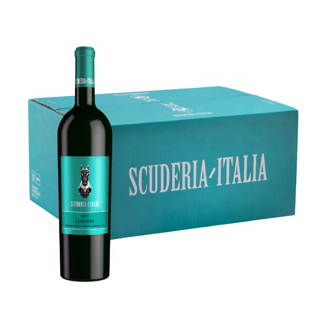 Шесть Пакет LUGANA DOC 2019 Scuderia Италия 0.75L престижных итальянских белого вина