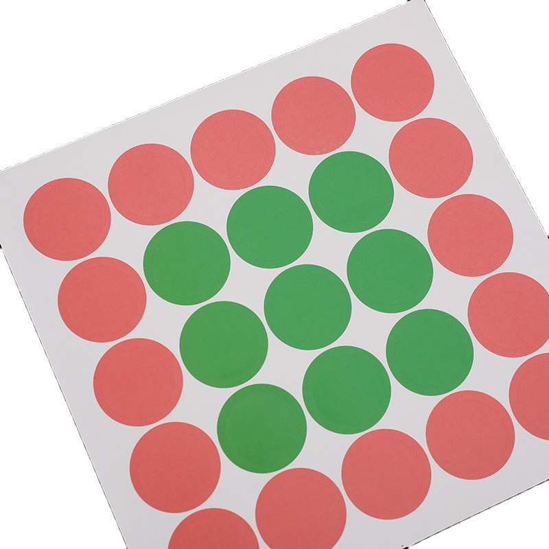 Kiss cut dot sticker Good quality matte silver sticker packing high vinyl printing clear sticker
