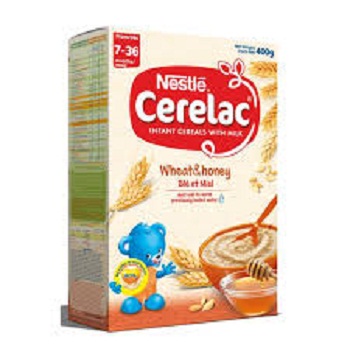 Лучшая цена, Детские хлопья Nestle Cerelac с молоком 400 г для продажи