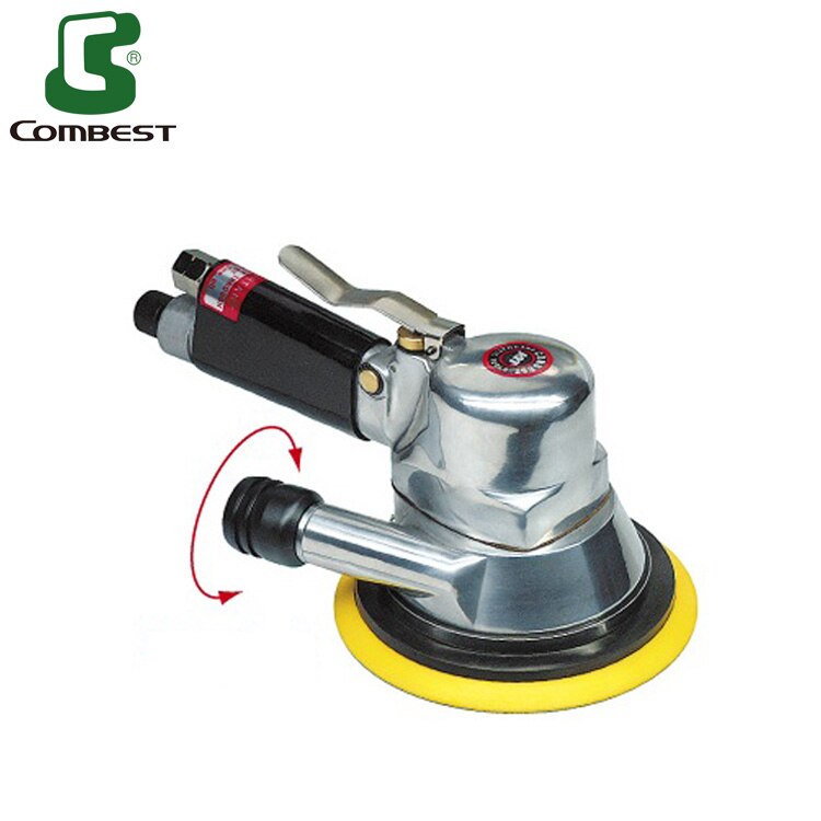 pneumatic 10000rpm dual action air angle random orbital sander kit