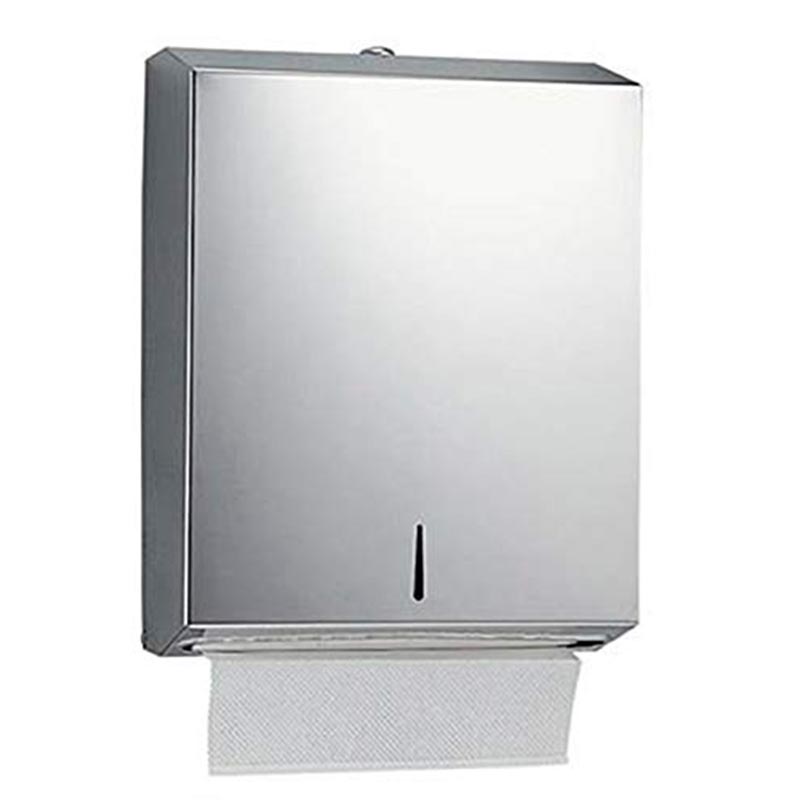 Wall Mount Stainless Steel Wet Paper Frame Automatic Towel Dispenser For Commercial Hotel Home