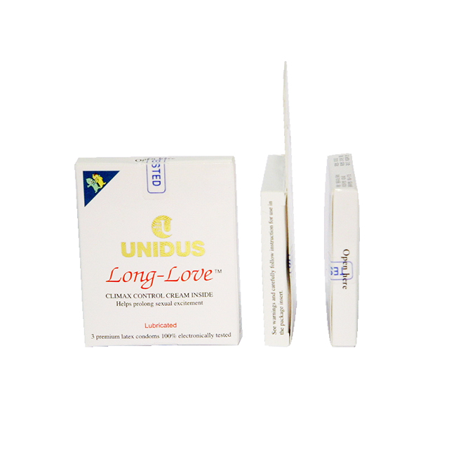 Unidus Long Love/латексные мужские корейские презервативы