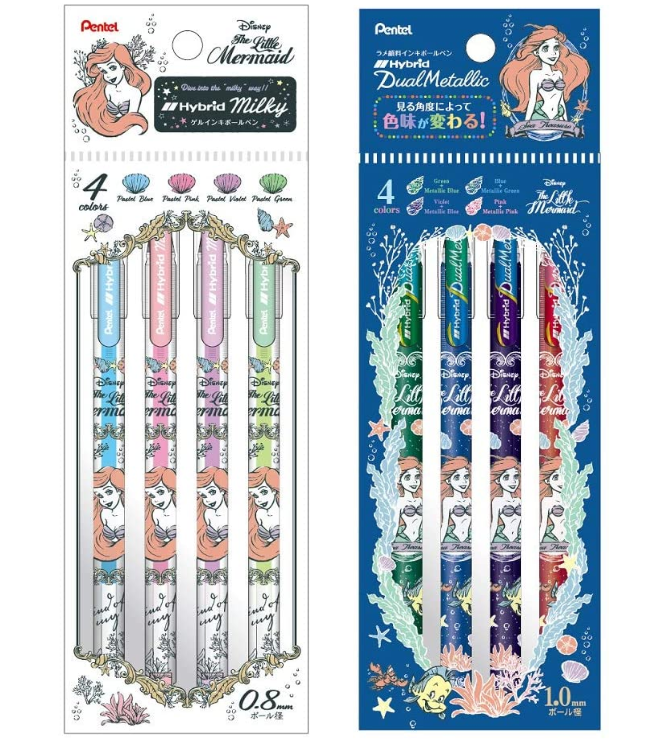 Для SHOWA ПРИМЕЧАНИЕ x PENTEL молоко ручка металлическая ручка бабочка Set-Doraemon.Ariel.Moomin.Pokemon.Snoopy