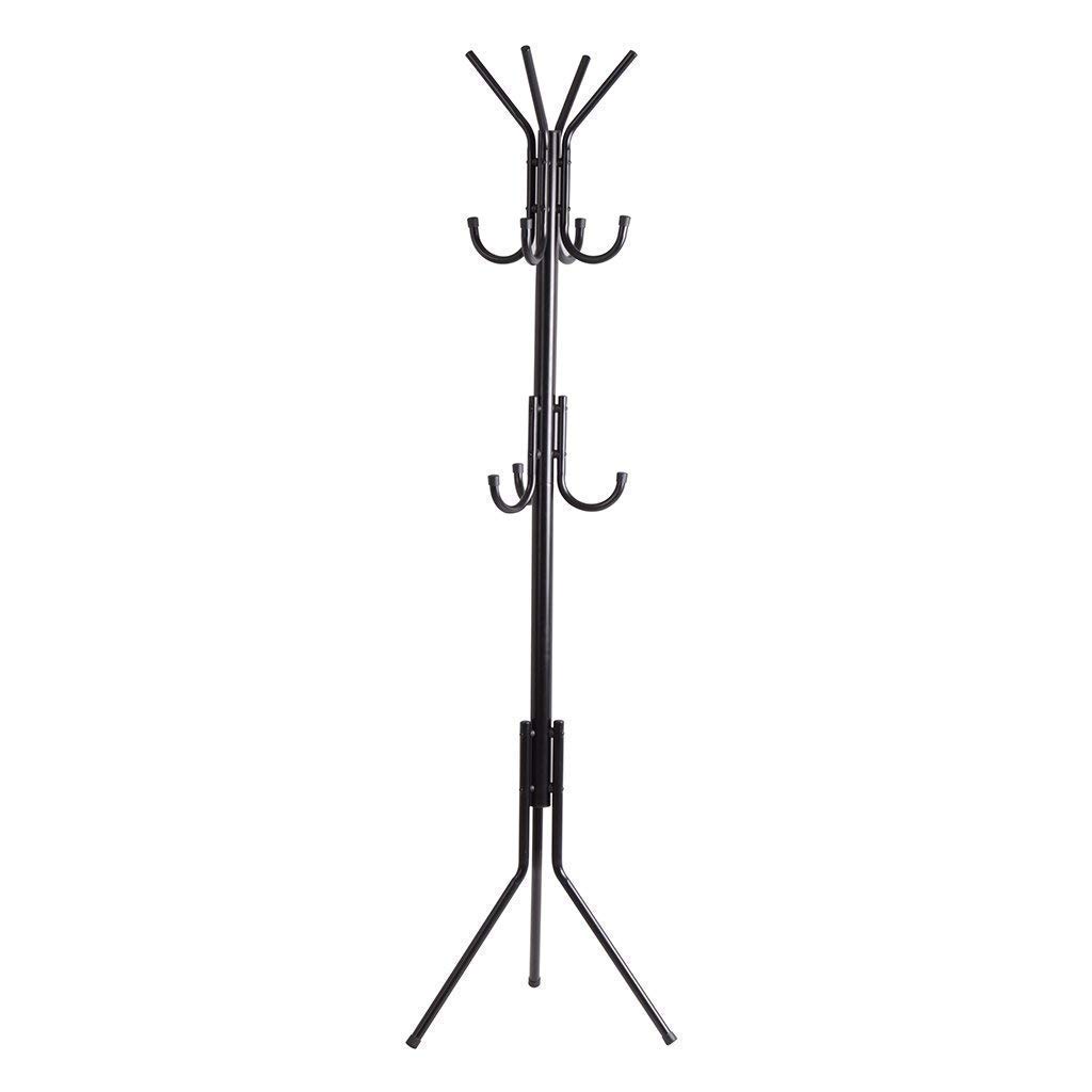 Standing Metal Coat Rack Hat Hanger 8 Hook Silver Coat Hangers Rack Robe Hat Clothes Hook Coat Rack Hooks