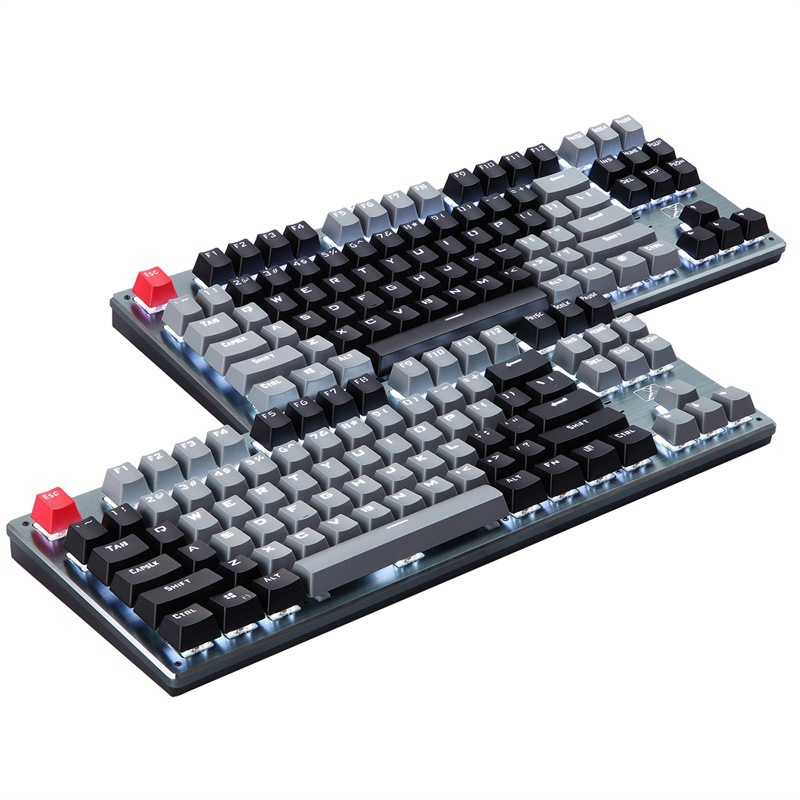 Китайский производитель, беспроводная Проводная Механическая клавиатура с RGB-подсветкой и трирежимами, 87 клавиш, с батареей 3150 мАч