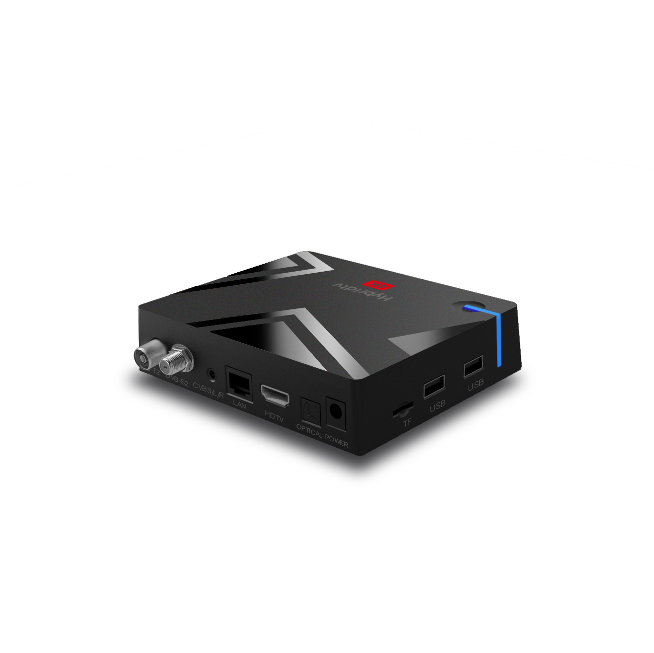 Hybridtv K5 2GB 16GB Amlogic S905X3 четырехъядерный DVB S2 T2 C PVR запись Интернет ТВ коробка цифровой 4k спутниковый ресивер