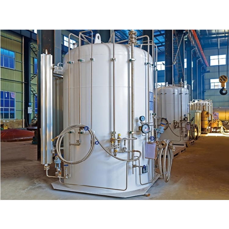 3000L 16bar Small Volume Micro Bulk Liquid Oxygen Storage Tank & Caporizer Container Liquid Oxygen For Industry Welding