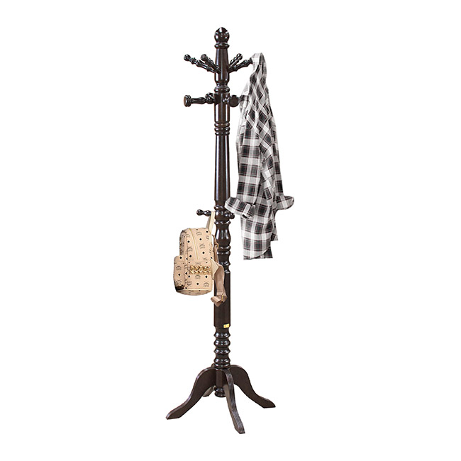 Premium Wooden Coat Free Standing Banggod Coat Rack With 8 Hooks Space Saving Easy Assembly For Bedroom and Home Office
