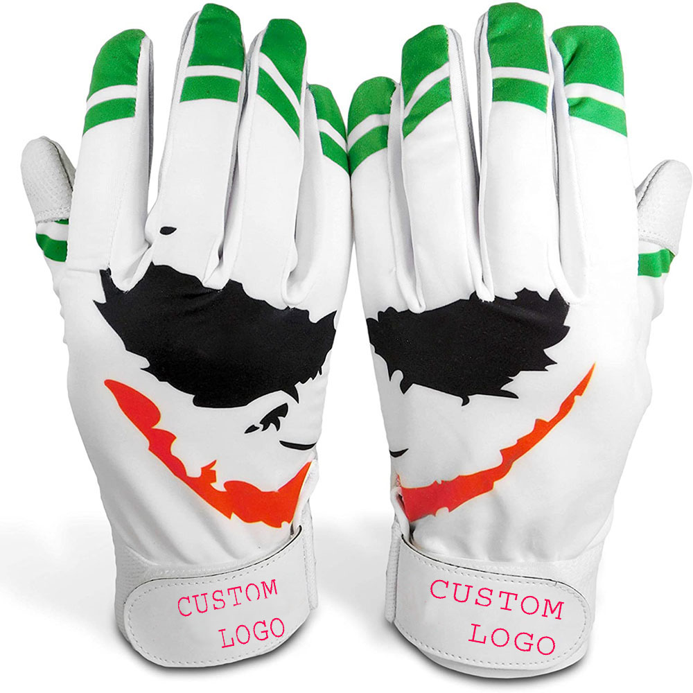 Pakistan Made Best Quality Men Baseball Batting Gloves For Sale Design Your Own Logo