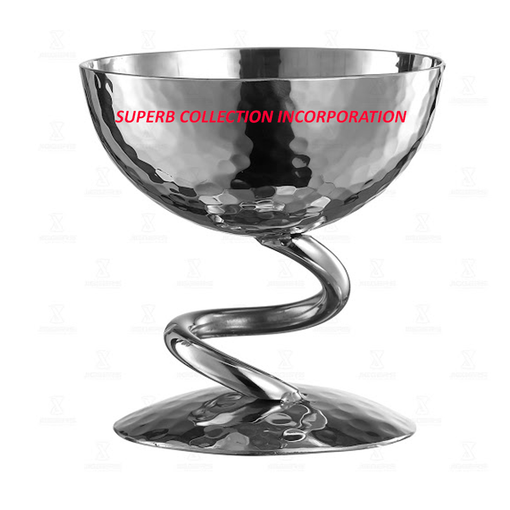 Stainless Steel Hammered Nuts and Dry fruits Or Fruits Bowl For tabletop Hot Selling and High Quality Free Japanese Style